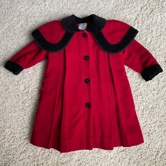 London Fog Other - London Fog Toddler Girls Red Button Jacket